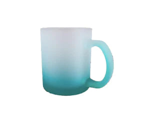 TAZA DE VIDRIO GLASEADA 11oz