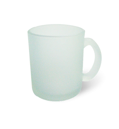 TAZA DE VIDRIO GLASEADA 11oz