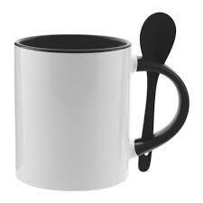 TAZA CON CUCHARA 11oz