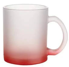 TAZA DE VIDRIO GLASEADA 11oz