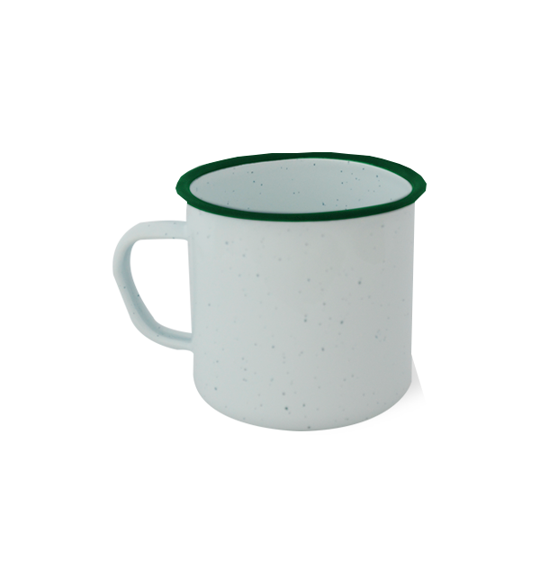 TAZA PELTRE CON BORDE DE COLOR 11oz