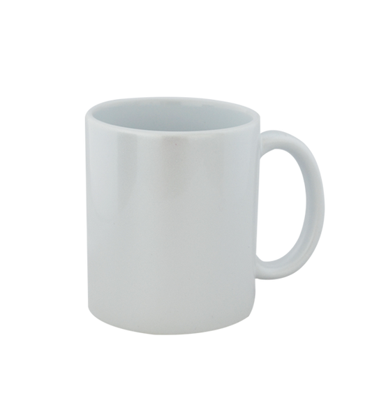 TAZA BLANCA PERLADA 11oz