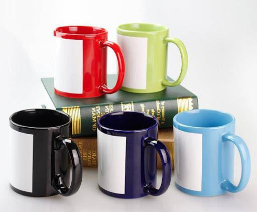 TAZA DE COLOR CON VENTANA 11oz